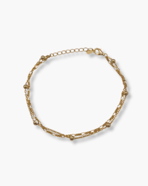 Dubbele stip armband